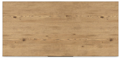 Galliden - Light Brown - Five Drawer Chest - Hornell Furniture Outlet