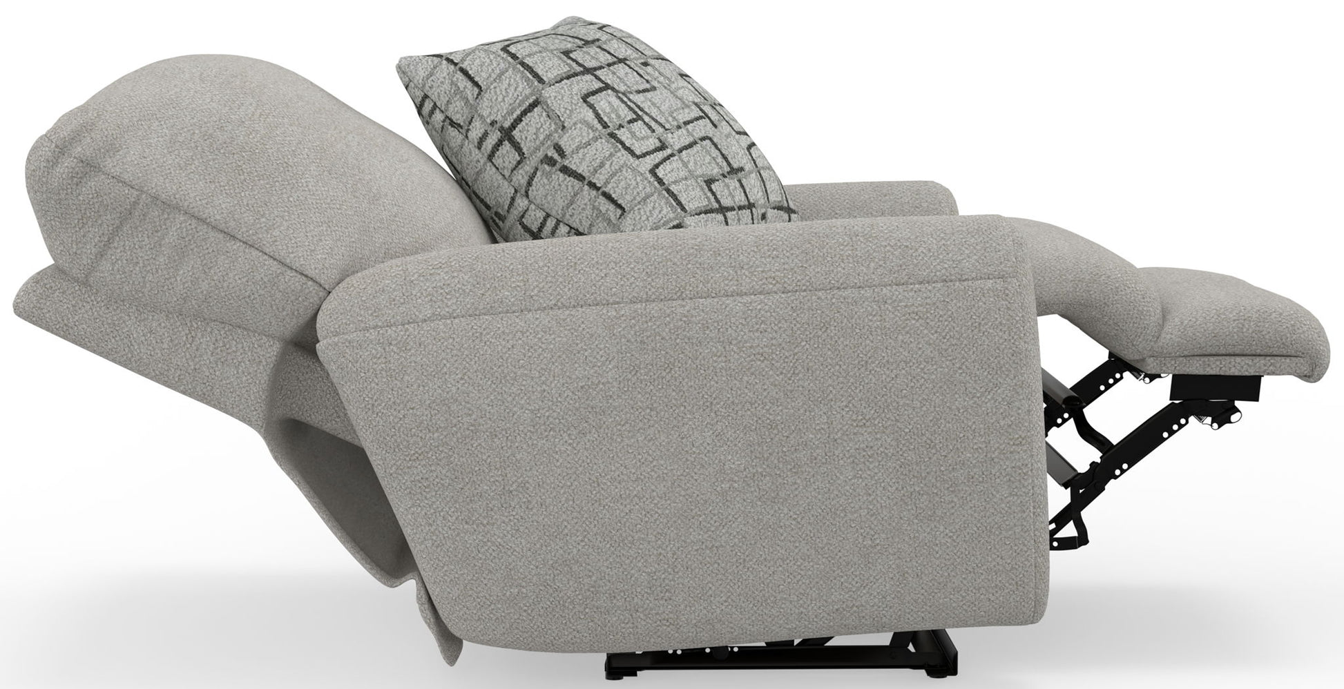 Maxwell - Power Deep Seat Lay Flat Recliner - Hornell Furniture Outlet