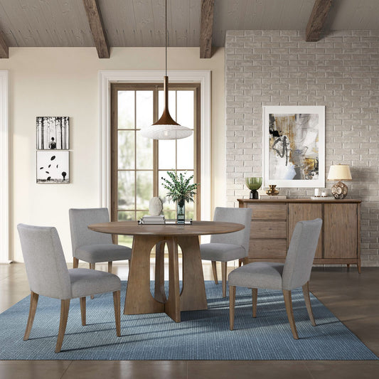 Hendrix Place - Pedestal Table Set - Hornell Furniture Outlet