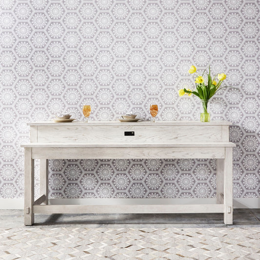 Modern Farmhouse - 4 Piece Dining Room Set - White - Hornell Furniture Outlet