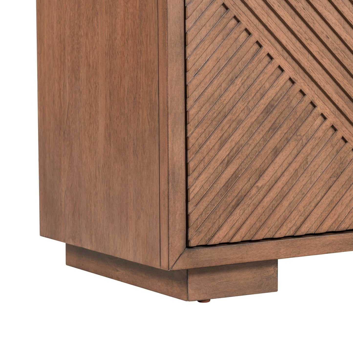 Fireplace TV Consoles - 214 84'' Console With Fire FTS Multiplees - Light Brown - Hornell Furniture Outlet