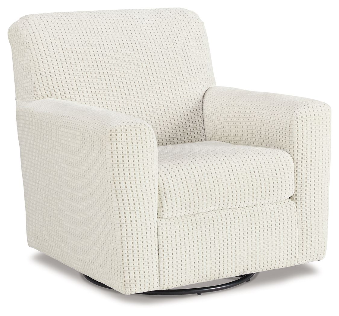 Herstow - Swivel Glider Accent Chair - Hornell Furniture Outlet