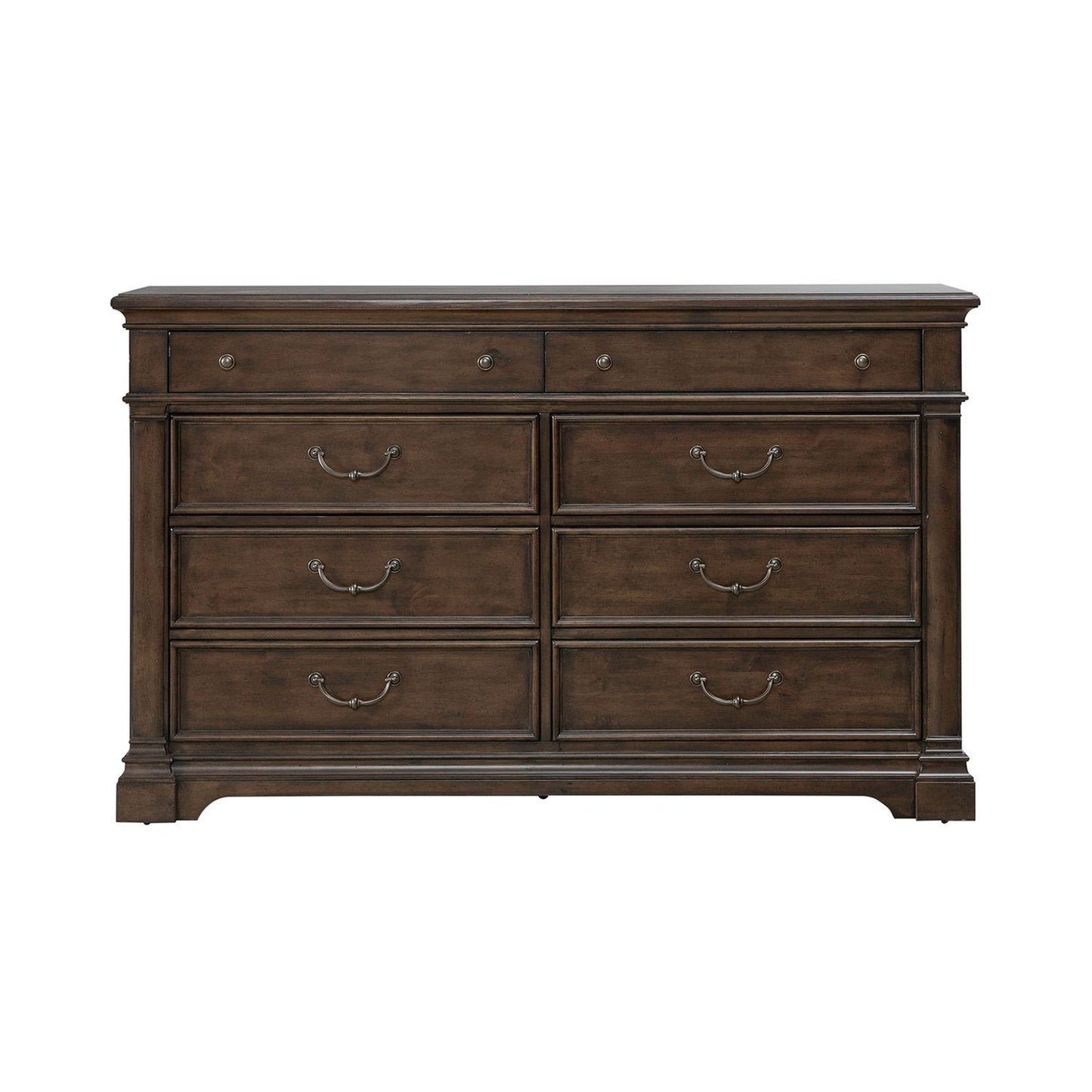 Arden Road - 8 Drawer Dresser - Satin Cherry - Hornell Furniture Outlet