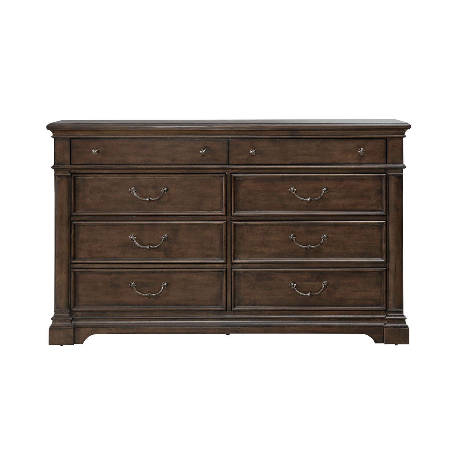 Arden Road - 8 Drawer Dresser - Satin Cherry - Hornell Furniture Outlet