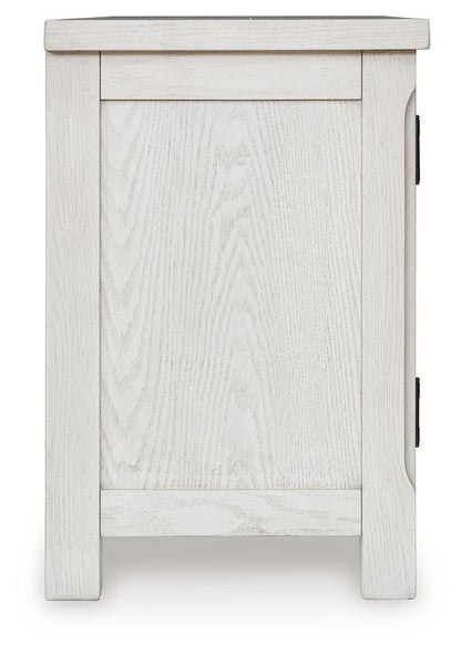 Robbinsdale - Antique White - Extra Large TV Stand - Hornell Furniture Outlet