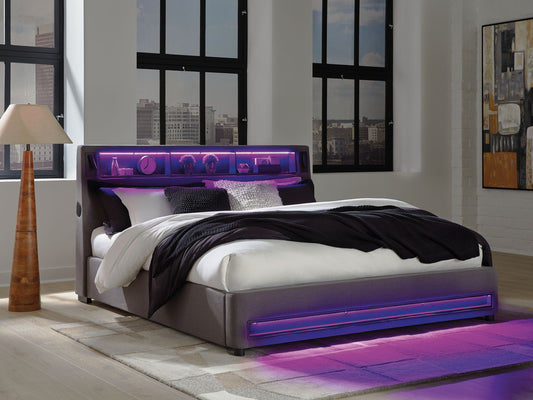 Verishaw - Upholstered Bed - Hornell Furniture Outlet