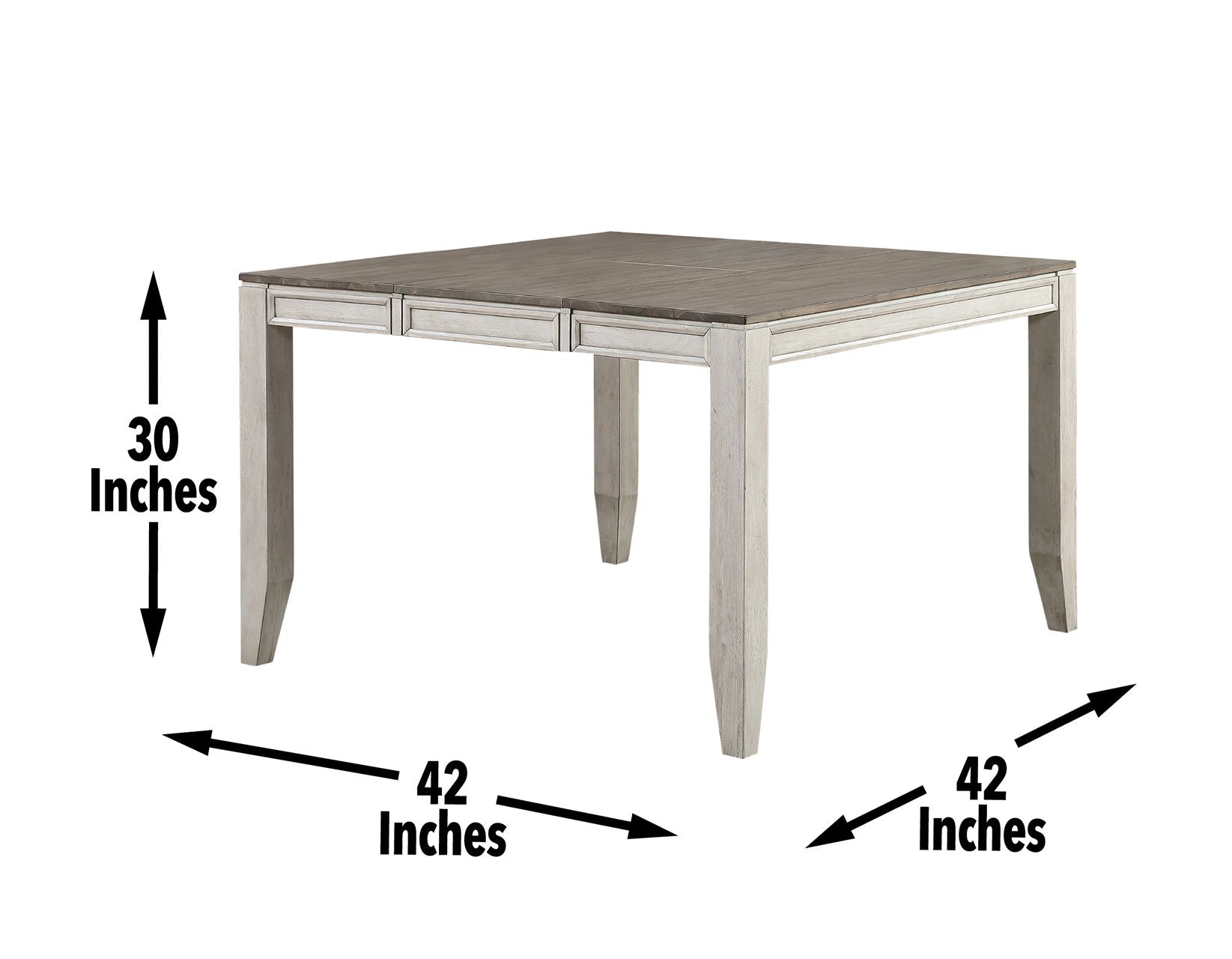 Abacus - Counter Table - Dark Brown - Hornell Furniture Outlet