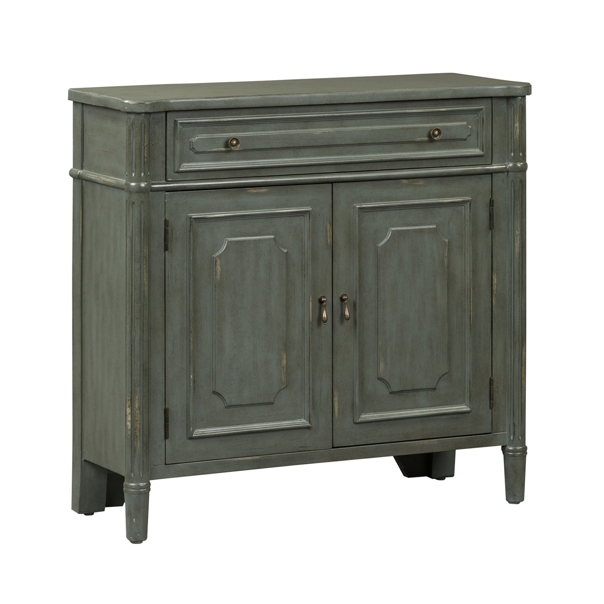 Madison Park - 1 Drawer 2 Door Accent Cabinet - Dark Gray - Hornell Furniture Outlet