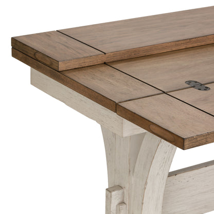 Farmhouse Reimagined - Flip Lid Sofa Table - White - Hornell Furniture Outlet