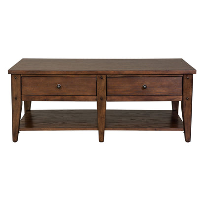 Lake House - 3 Piece Set (1 - Cocktail 2 - End Tables) - Hornell Furniture Outlet