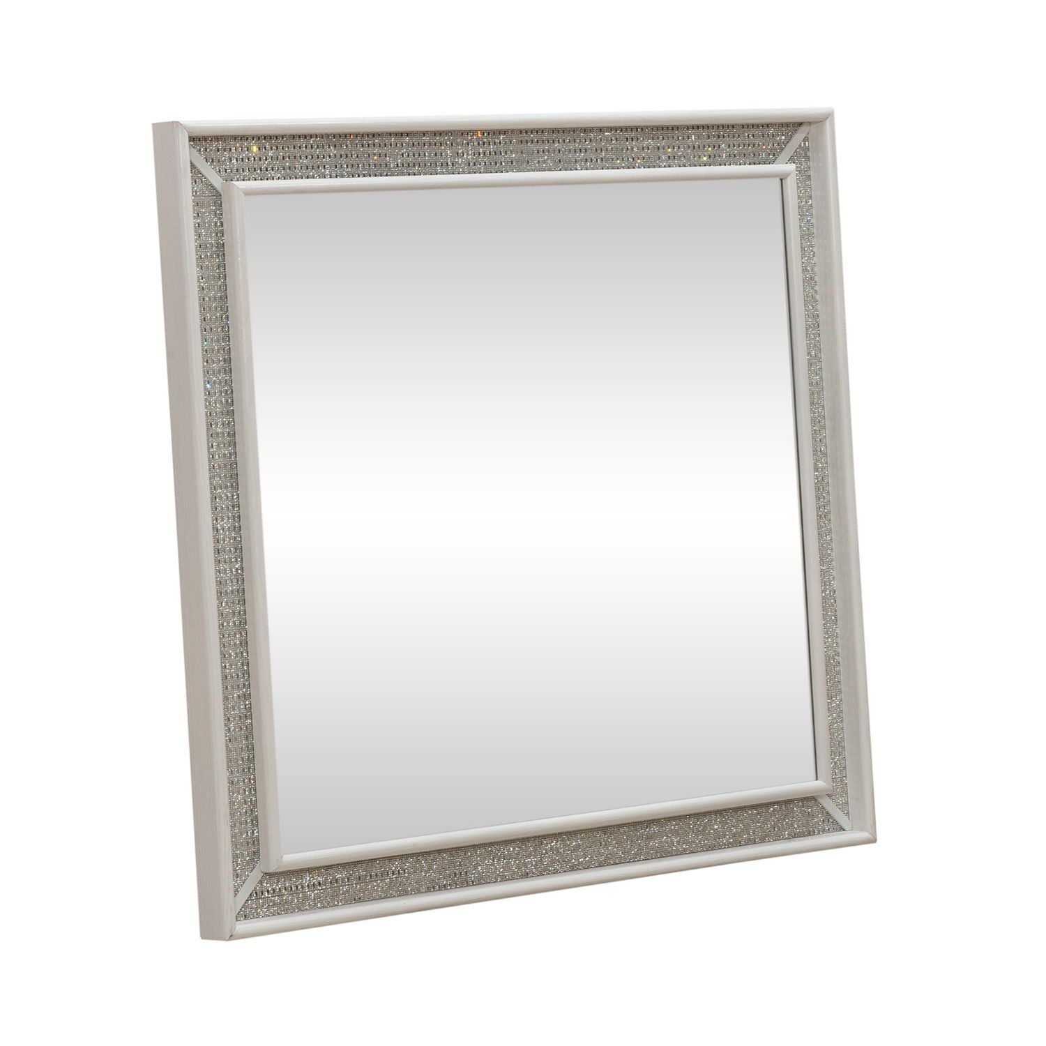 Reflections - Lighted Mirror - White - Hornell Furniture Outlet