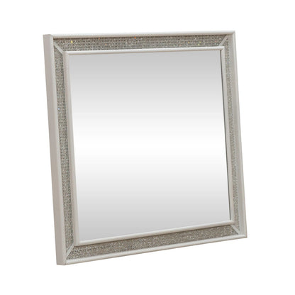 Reflections - Lighted Mirror - White - Hornell Furniture Outlet
