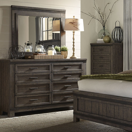 Thornwood Hills - Two Sided Storage Bed, Dresser & Mirror - Hornell Furniture Outlet