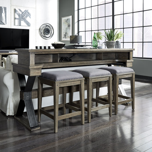 Sonoma Road - 4 Piece Dining Room Set - Light Brown - Hornell Furniture Outlet