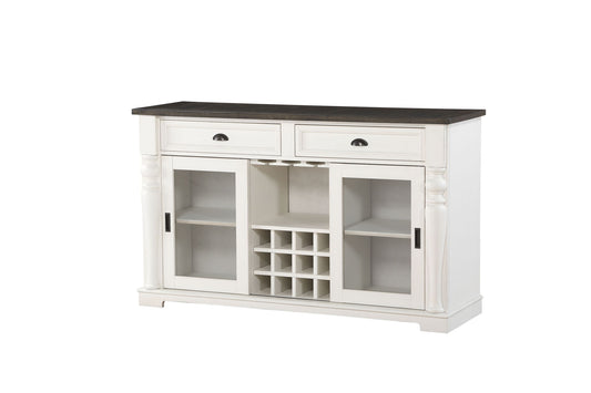 Joanna - Server - Two Tone - Hornell Furniture Outlet