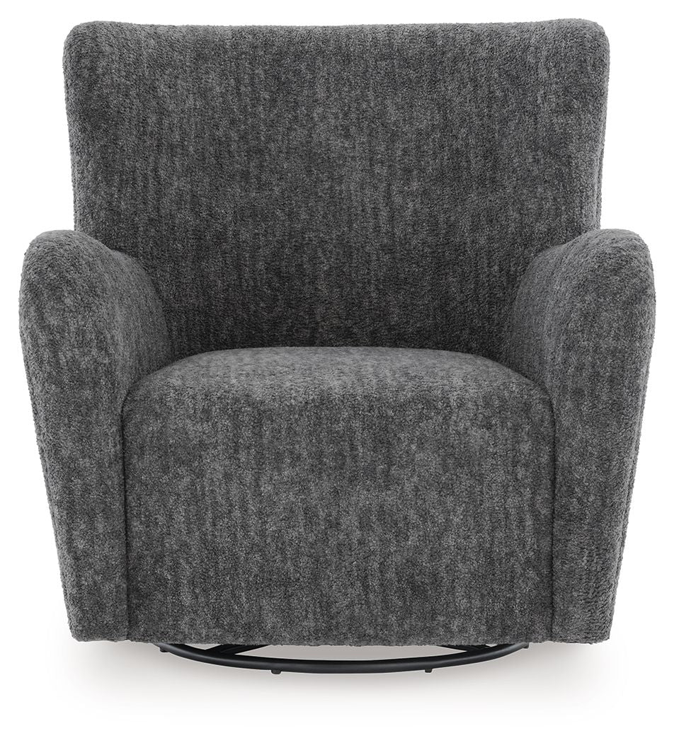 Rowenburg - Swivel Glider Accent Chair - Hornell Furniture Outlet