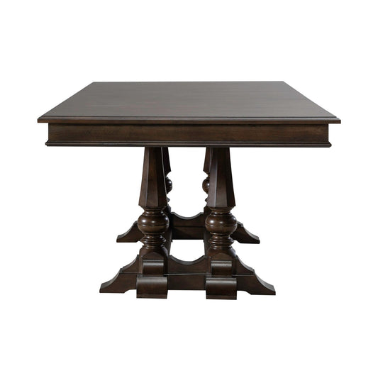 Arden Road - Trestle Table - Satin Cherry - Hornell Furniture Outlet