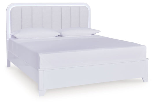 Jarlee - Upholstered Panel Bed - Hornell Furniture Outlet