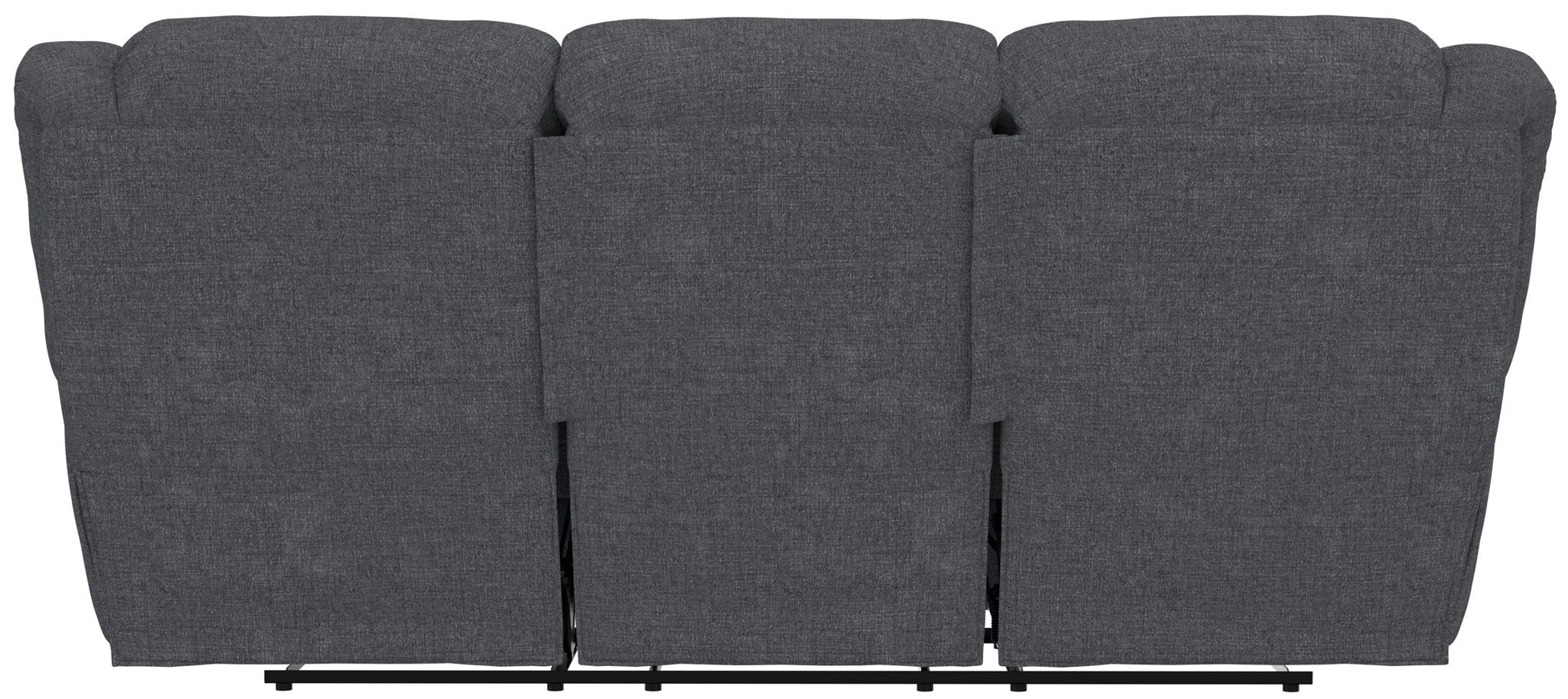 Trifecta - Sofa With 3 Recliners and Drop Down Table - Hornell Furniture Outlet