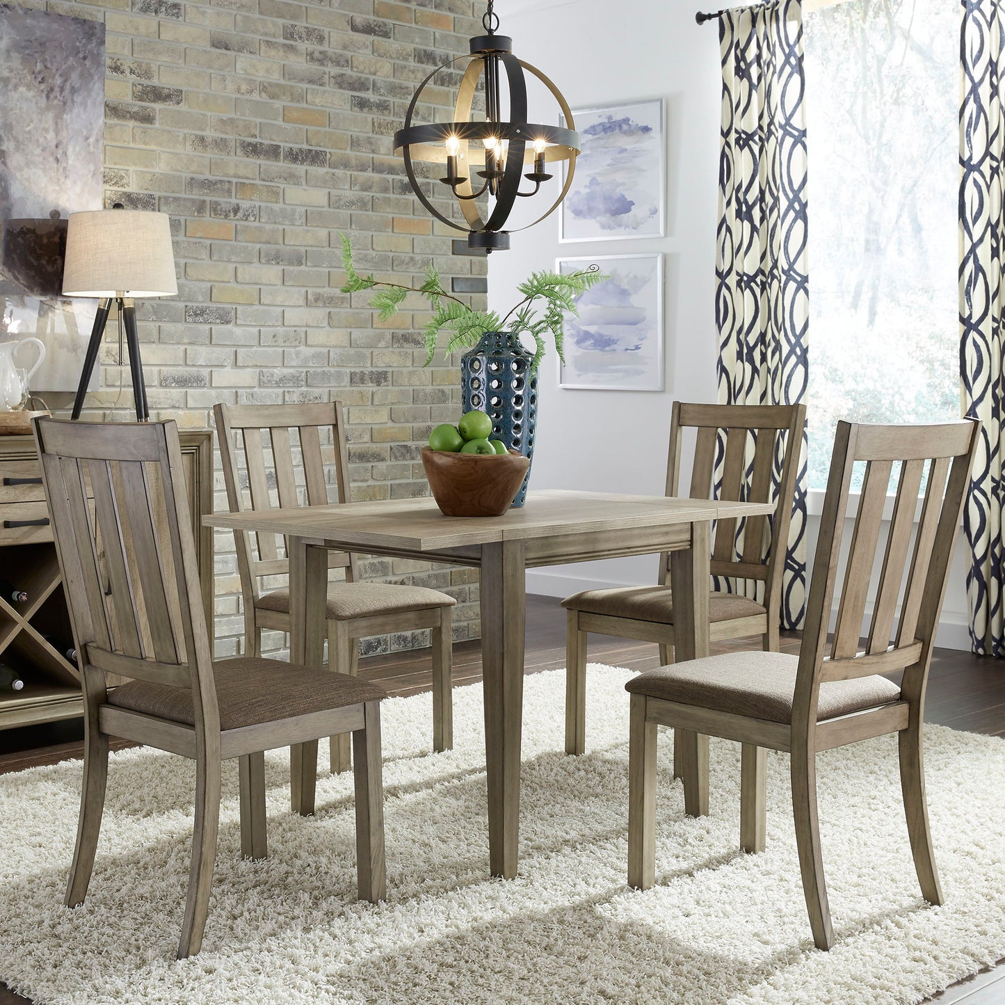 Sun Valley - Drop Leaf Table - Light Brown - Hornell Furniture Outlet
