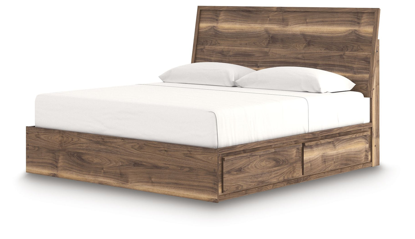 Chirason - Panel Bed With Storage - Hornell Furniture Outlet