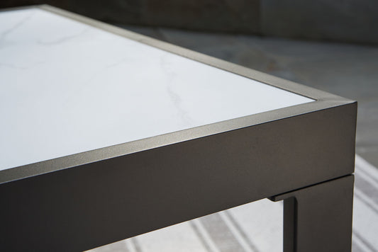 Beachloft - Black / Gray - Square Cocktail Table - Hornell Furniture Outlet