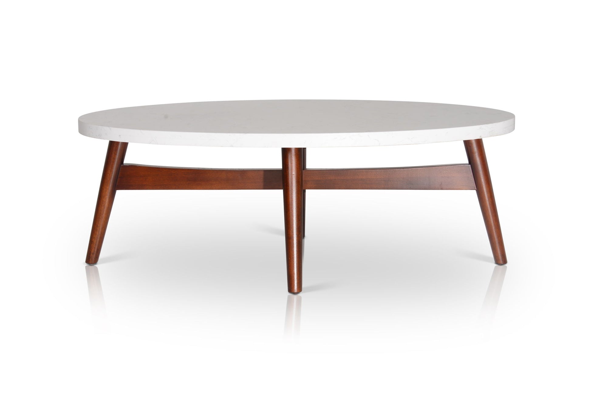 Serena - Silverstone Oval - White - Hornell Furniture Outlet
