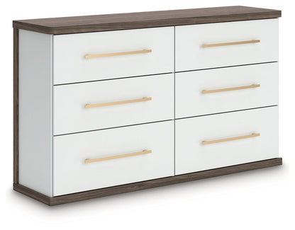 Kendanport - Six Drawer Dresser - Hornell Furniture Outlet