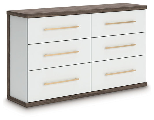 Kendanport - Six Drawer Dresser - Hornell Furniture Outlet