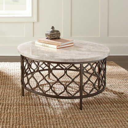 Roland - Cocktail Table - White - Hornell Furniture Outlet