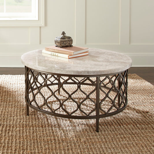 Roland - Cocktail Table - White - Hornell Furniture Outlet