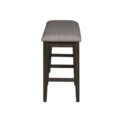 Double Bridge - Counter Bench - Dark Brown - Hornell Furniture Outlet