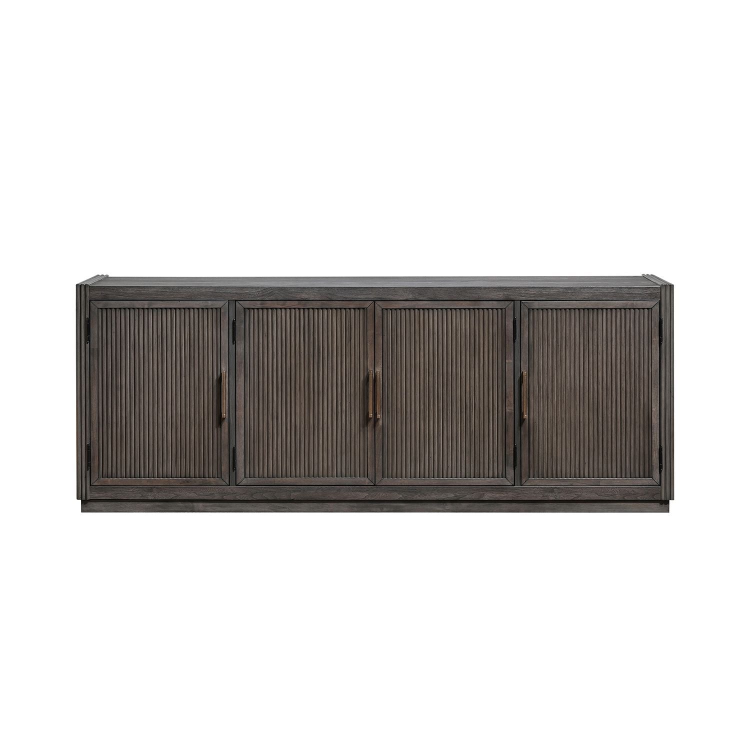 Modern Edge - 77" TV Console - Brown - Hornell Furniture Outlet