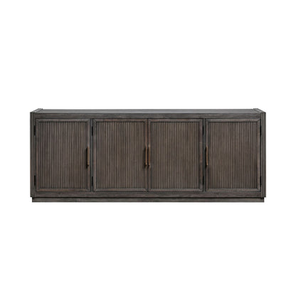 Modern Edge - 77" TV Console - Brown - Hornell Furniture Outlet