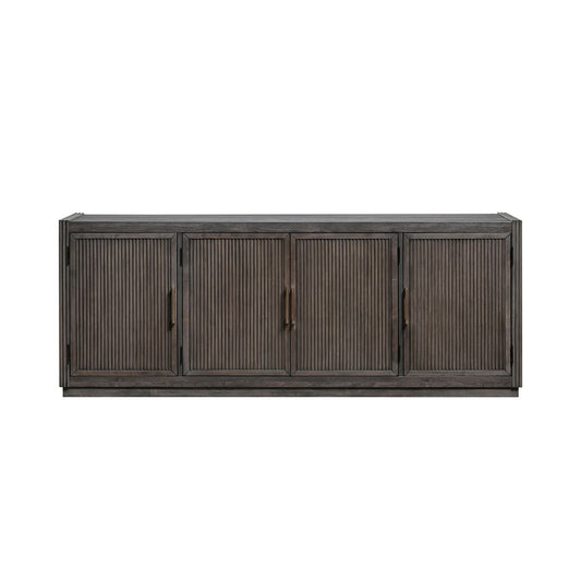 Modern Edge - 77" TV Console - Brown - Hornell Furniture Outlet