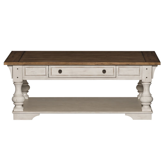 Morgan Creek - Cocktail Table - White - Hornell Furniture Outlet
