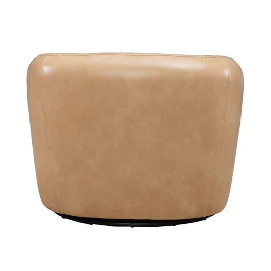 Donovan - Upholstered Swivel Accent Chair - Tan - Hornell Furniture Outlet