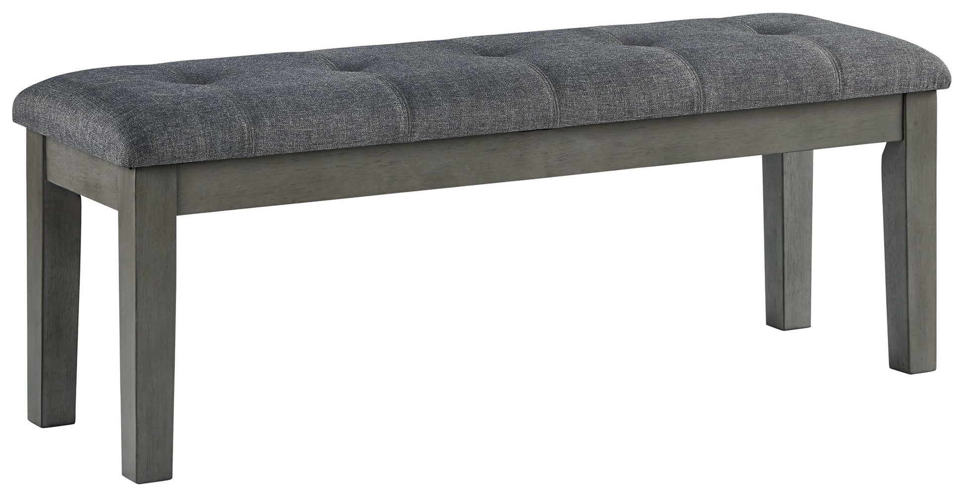 Hallanden - Black / Gray - Large UPH Dining Room Bench - Hornell Furniture Outlet