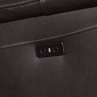 Alexandria - Leather Power Sectional - Hornell Furniture Outlet