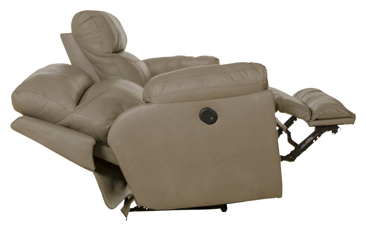 Costa - Power Lay Flat Reclining Sofa - Hornell Furniture Outlet
