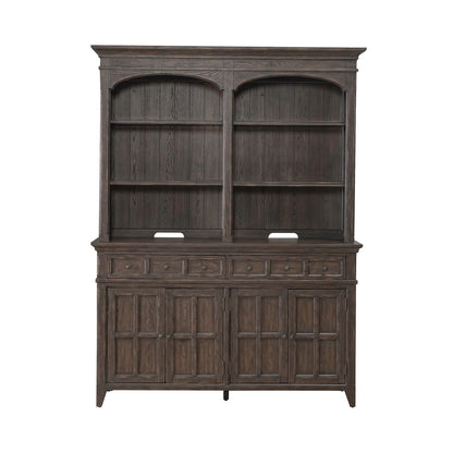 Paradise Valley - Hutch & Buffet - Dark Brown - Hornell Furniture Outlet