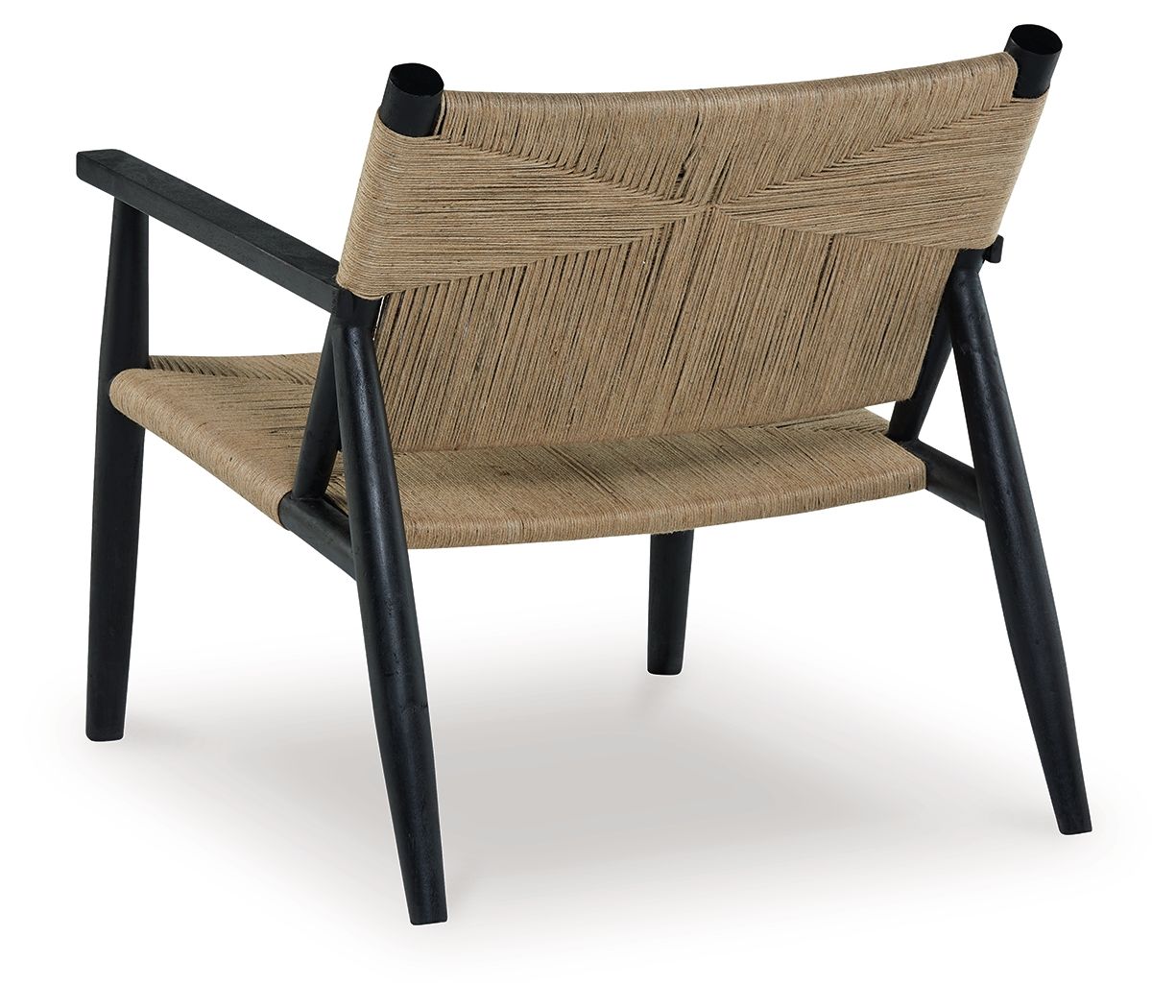 Halfmore - Black / Natural - Accent Chair - Hornell Furniture Outlet