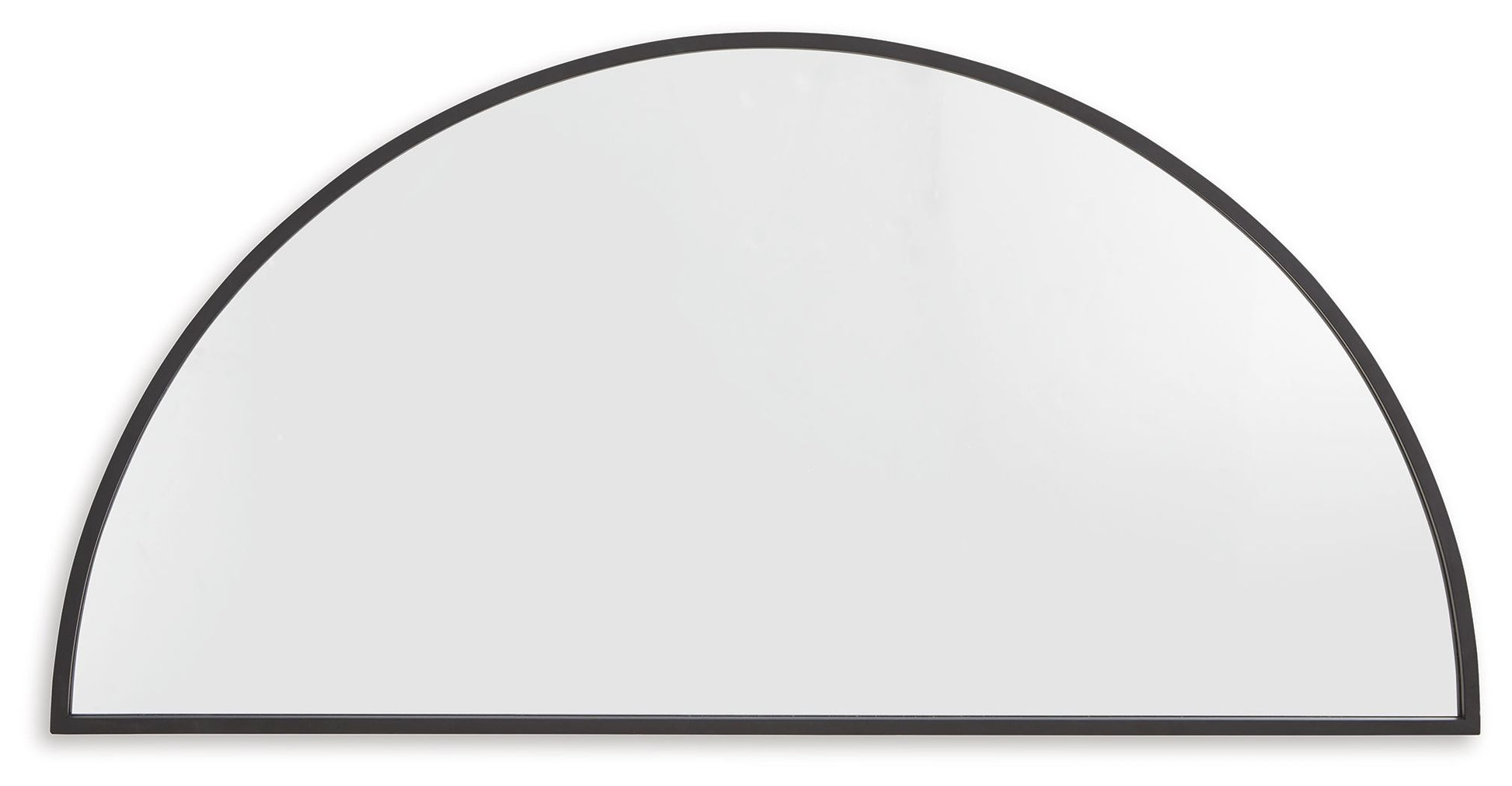 Denlow - Black - Accent Mirror - Hornell Furniture Outlet