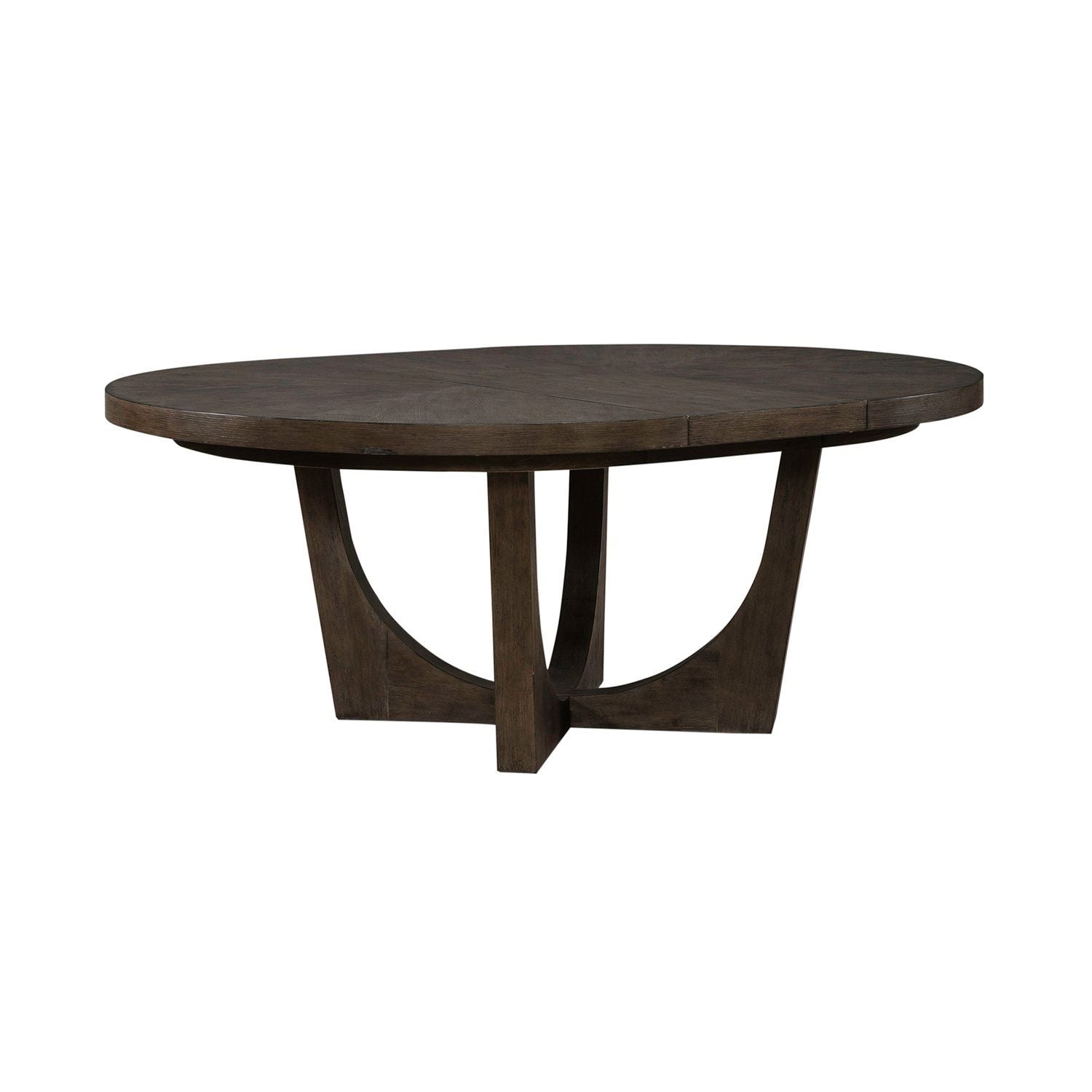 Cascade Falls - Pedestal Table - Brown - Hornell Furniture Outlet