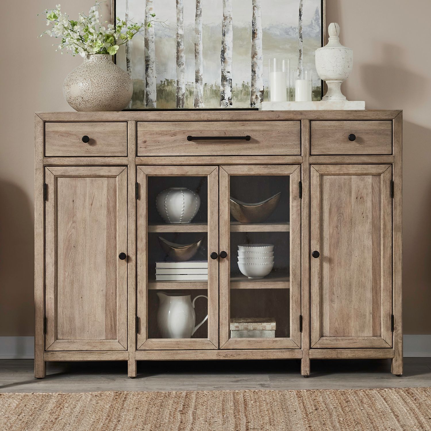 Proximity Place - Buffet - Brown - Hornell Furniture Outlet