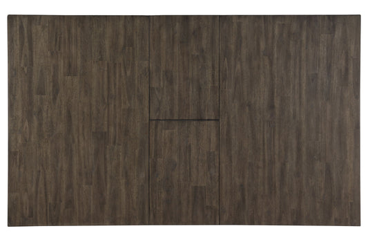 Abacus - Dining Table - Dark Brown - Hornell Furniture Outlet