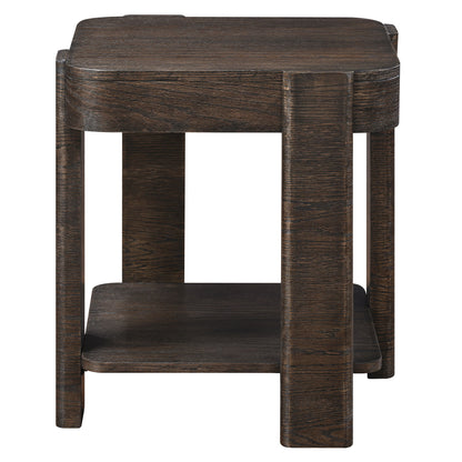 Salina - Square 3 Piece Occasional Set - Espresso - Hornell Furniture Outlet