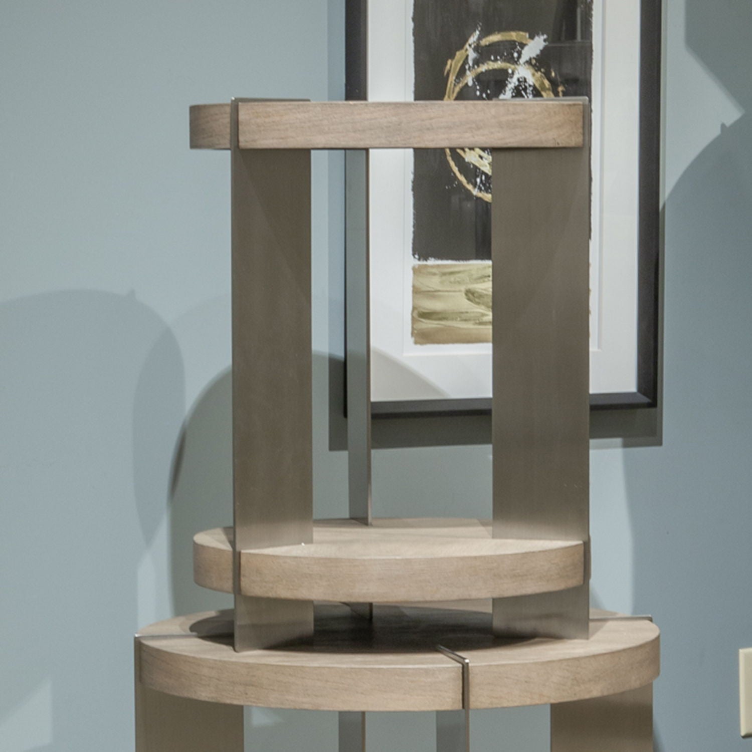 Harlow - Chairside Table - Light Brown - Hornell Furniture Outlet