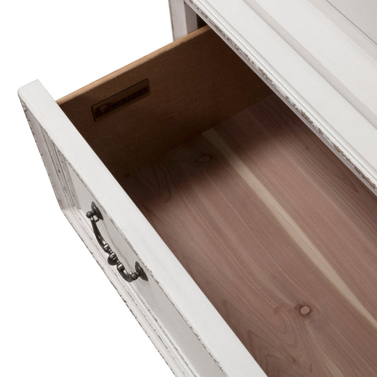 Magnolia Manor - Armoire - White - Hornell Furniture Outlet
