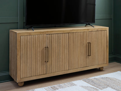 Niam - Light Antique Beige - Accent Cabinet - Hornell Furniture Outlet